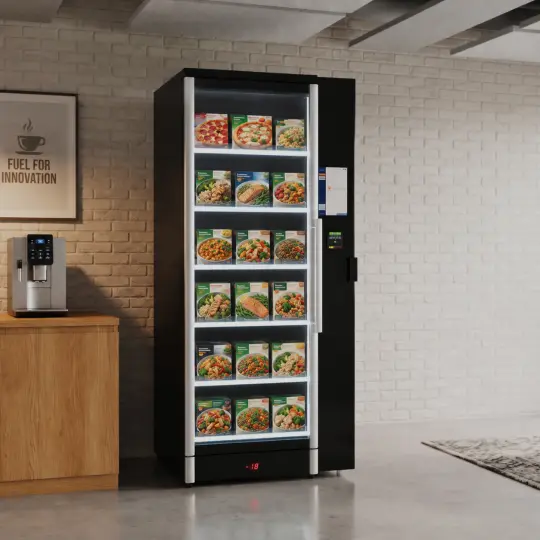 Frozen vending machines