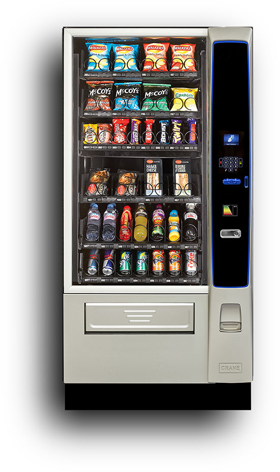 Combination Cold Drinks and Snack Machine