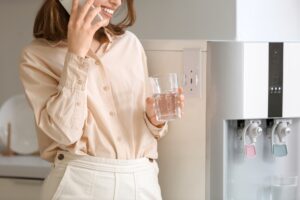office water cooler in the workplace